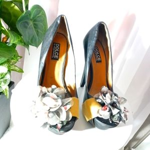Women's Platform Peep-Toe High-Heeledeeled Shoes